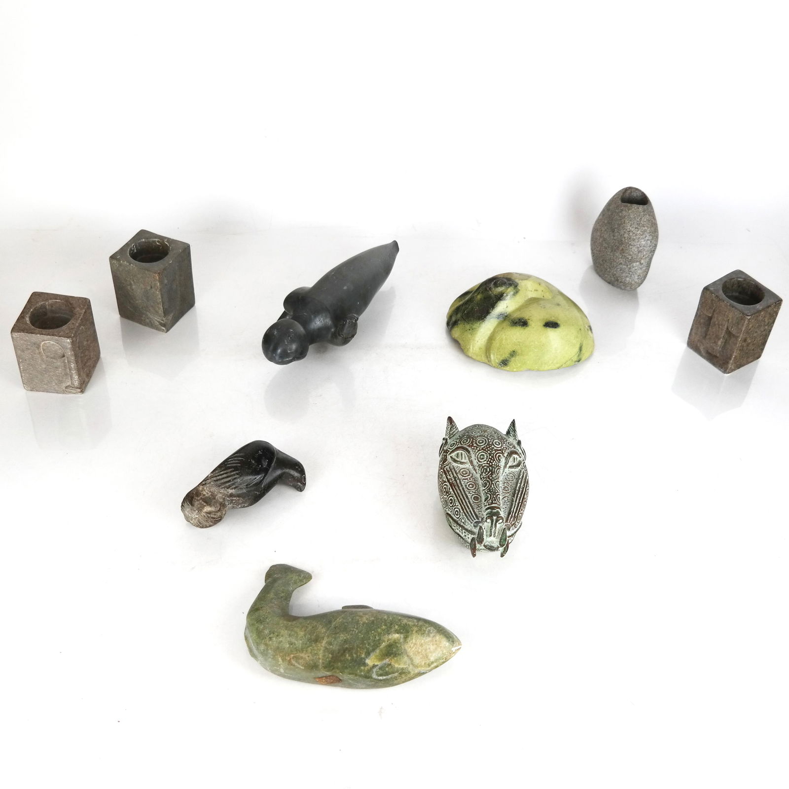 Nine Ethnographic Stone & Metal Articles (1 of 16)