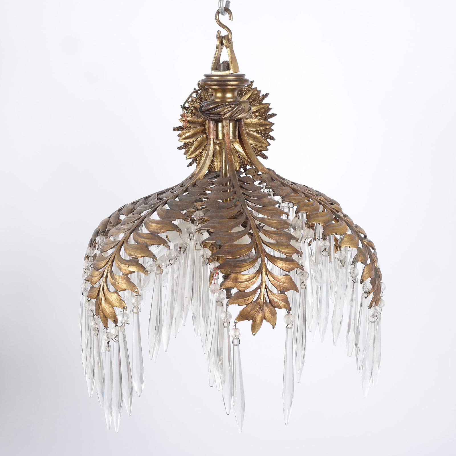 Hollywood Regency Style Palm Tree Chandelier (1 of 11)