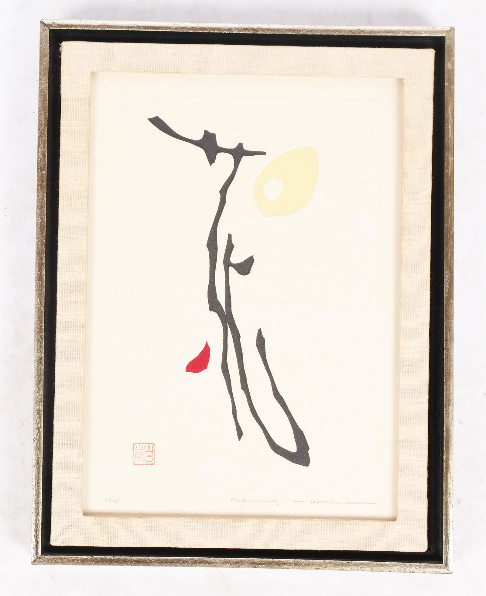 Haku MAKI: "Poem 60-10" - Embossed Woodcut (1 of 6)