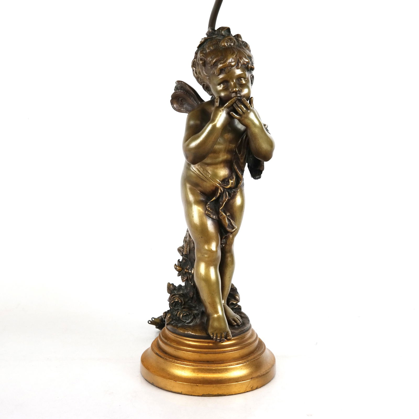 Patinated Bronze Figural Lamp (1 of 11)