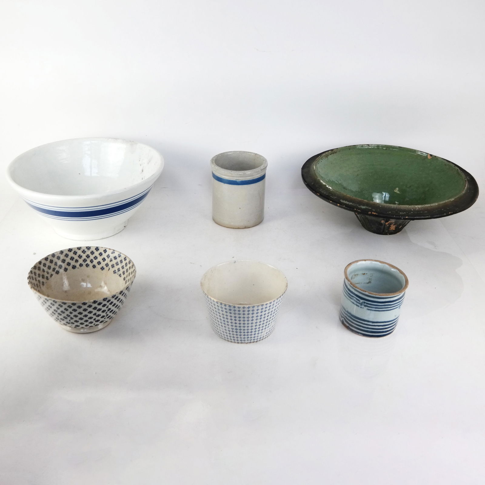 Group of 6 Glazed Ceramic & Porcelain Vessels (1 of 12)