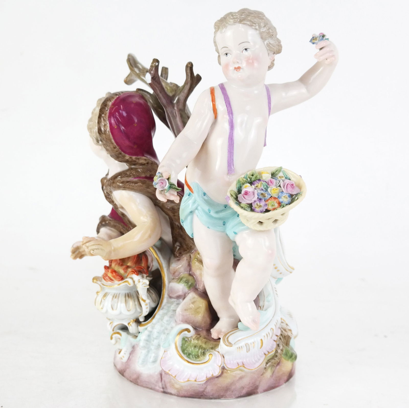 19th C. Meissen German Porcelain Figural Group (1 of 8)