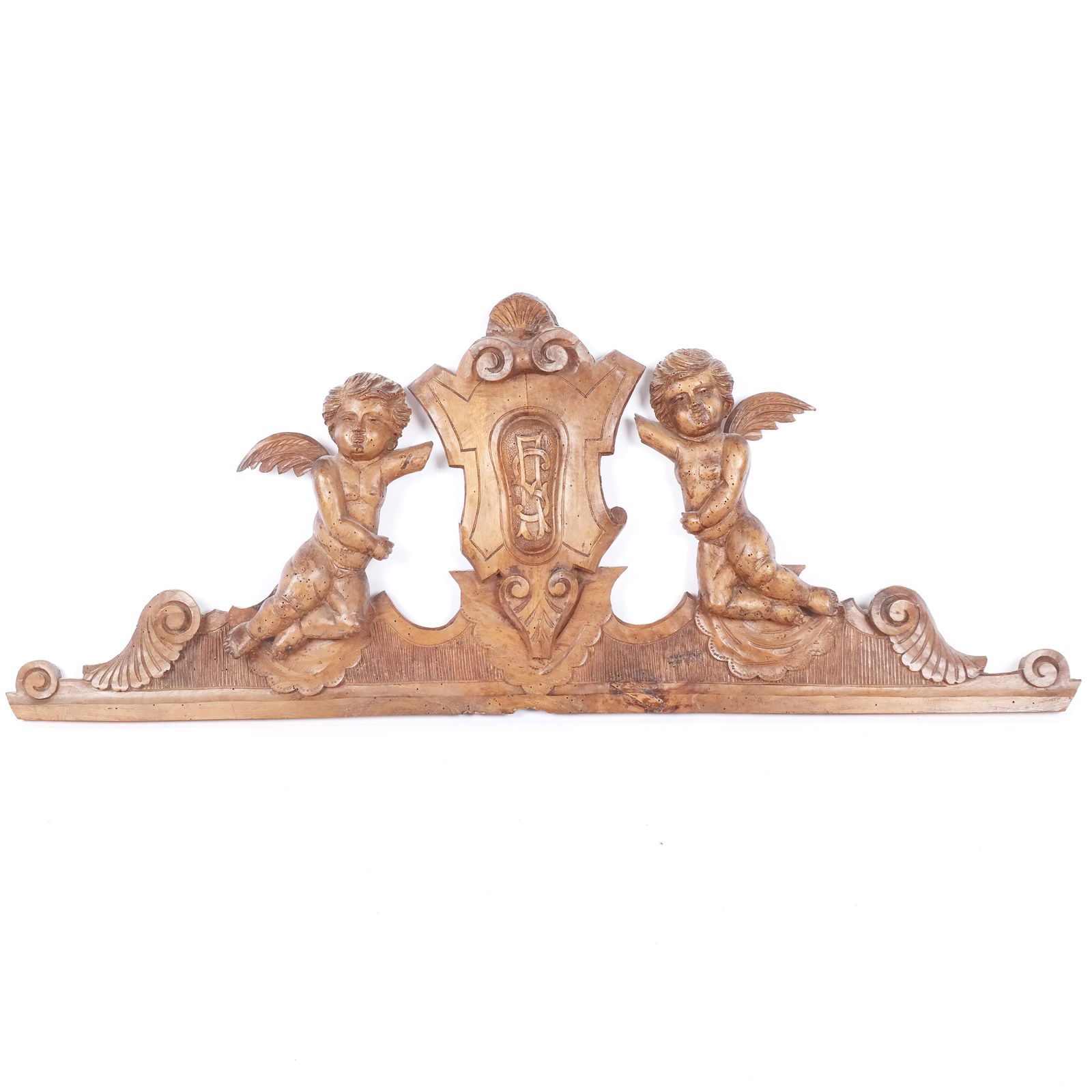 Baroque-Style Fruitwood Architectural Element (1 of 8)