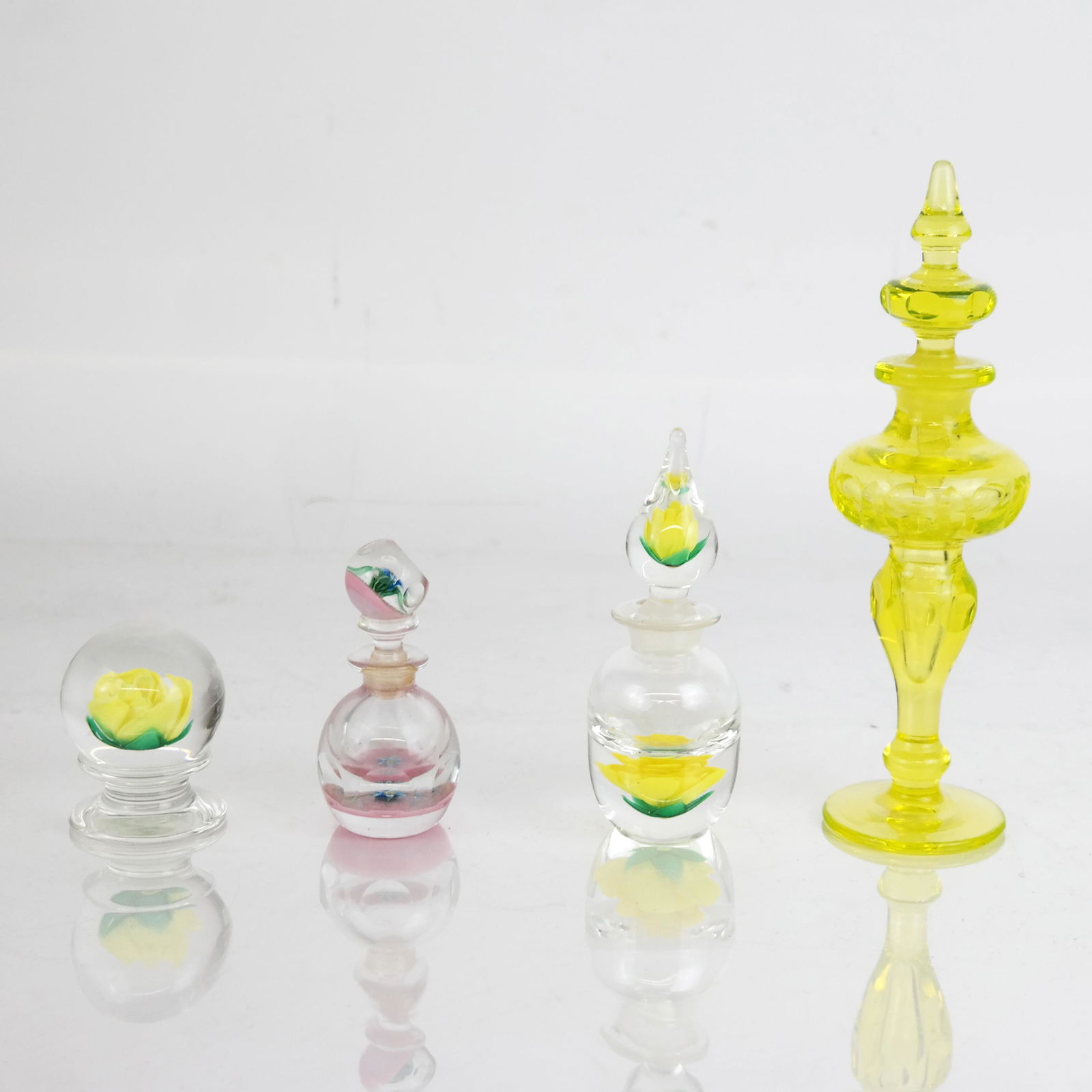 Four Piece Art Glass Group (1 of 9)