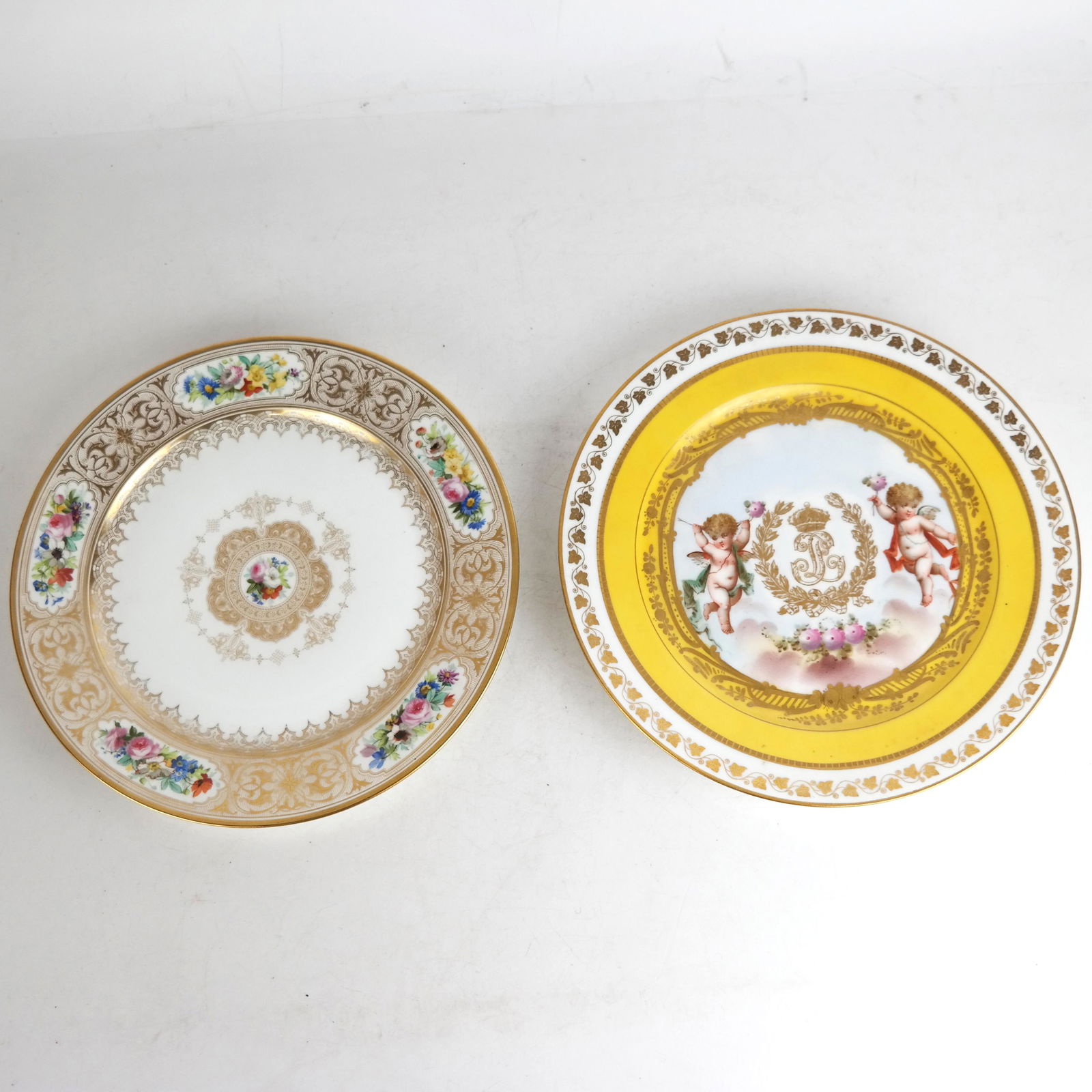 Two 19th Century Sevres French Porcelain Plates (1 of 13)