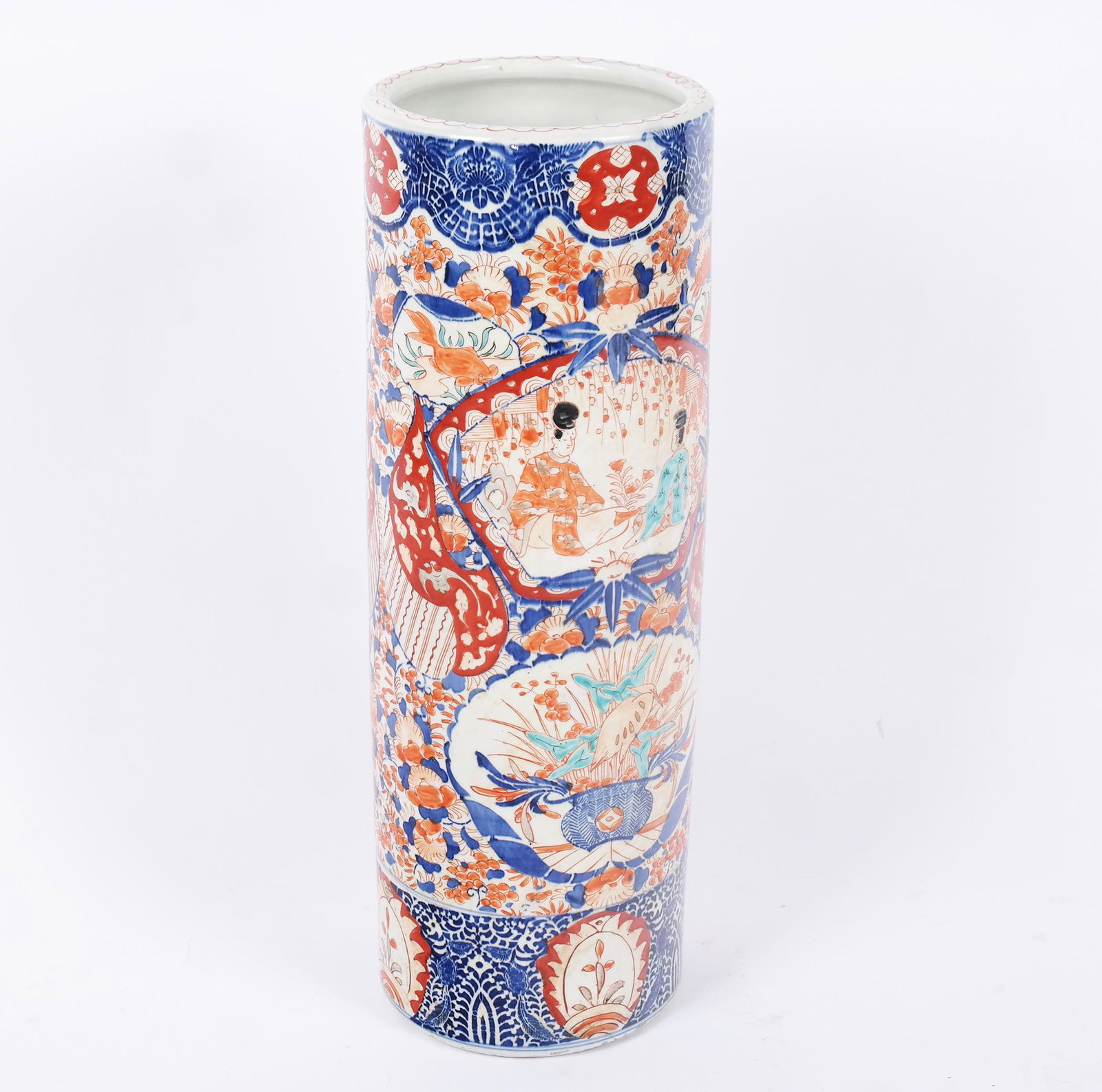 Oriental Umbrella Stand/Floor Vase (1 of 7)