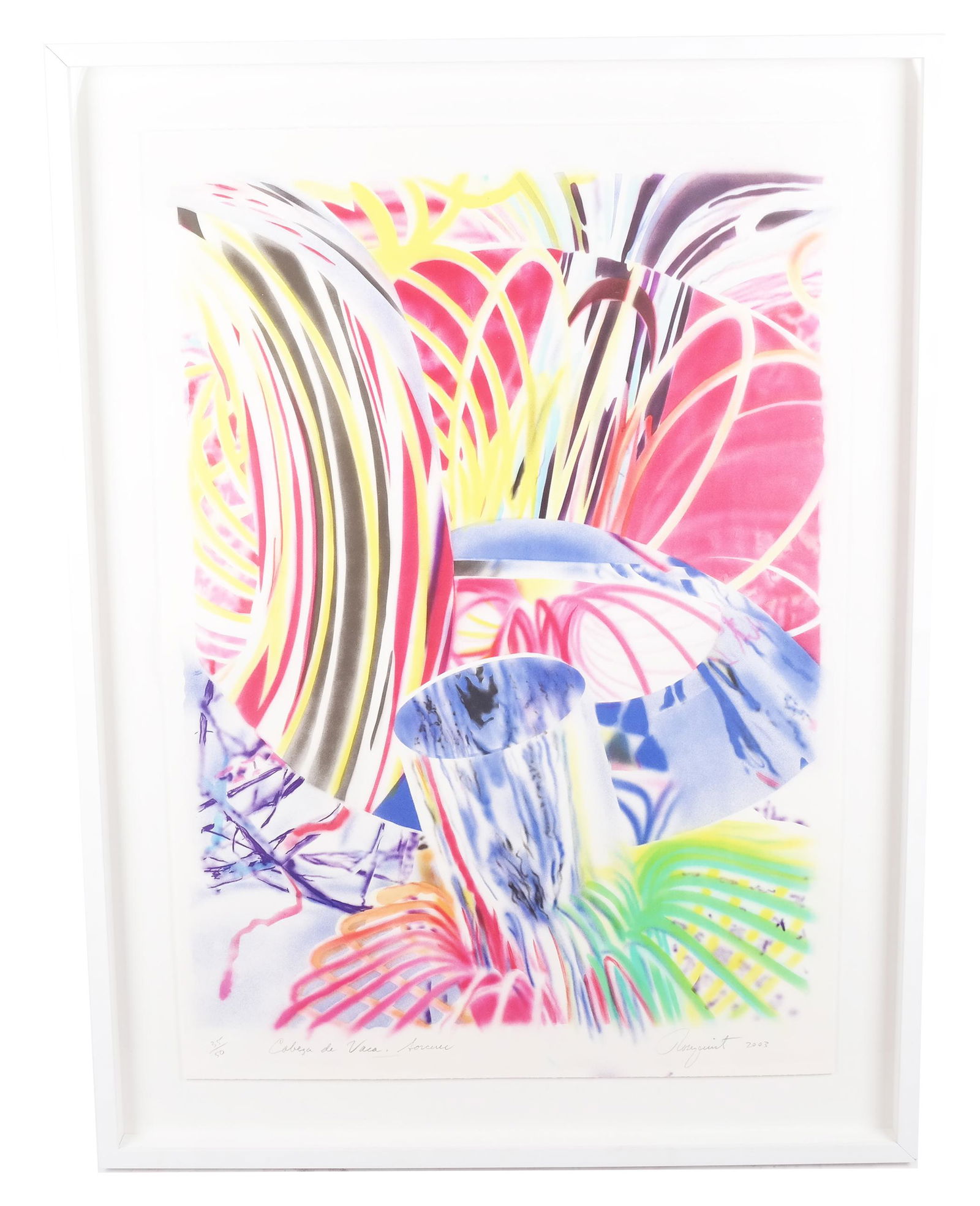 James ROSENQUIST: "Cabeza de Vaca..." - Lithograph (1 of 10)