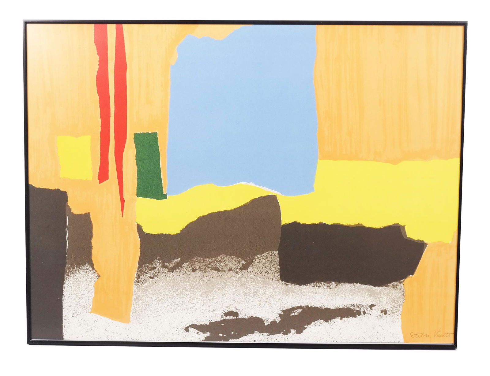 Esteban VICENTE: "Noon" (1982) - Screenprint (1 of 6)