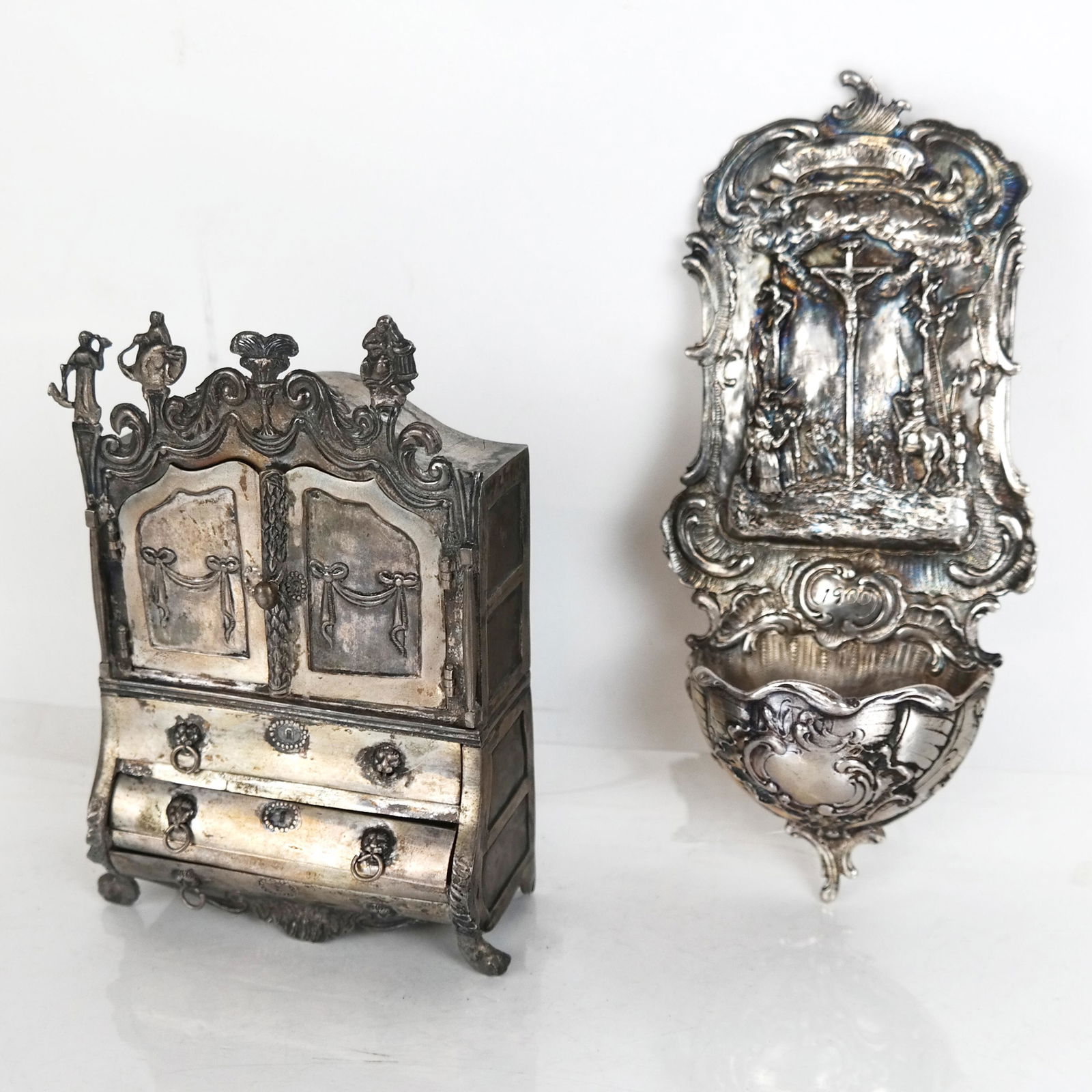 Two Antique Continental Miniature Articles (1 of 10)