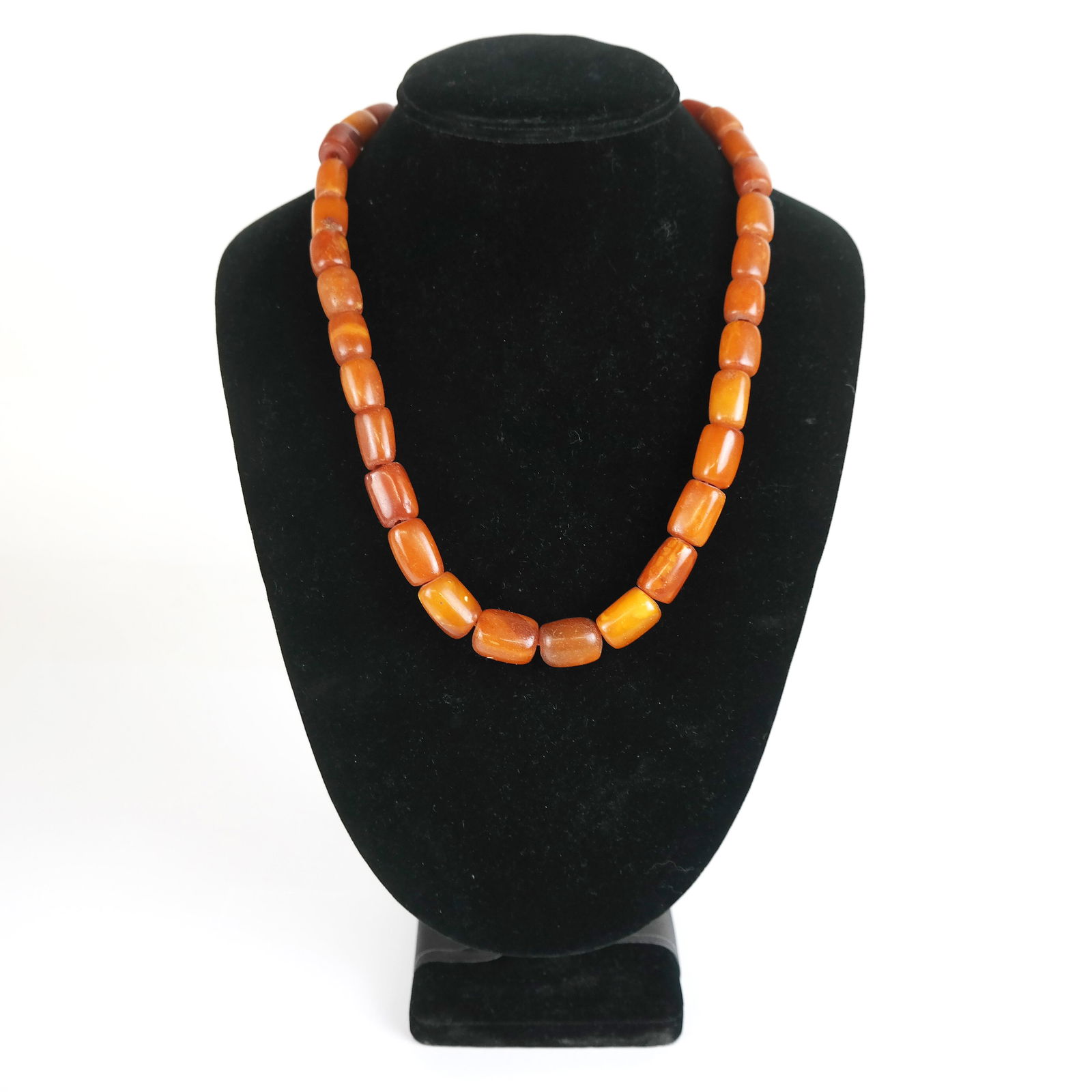 Vintage Beaded Amber Necklace (1 of 6)
