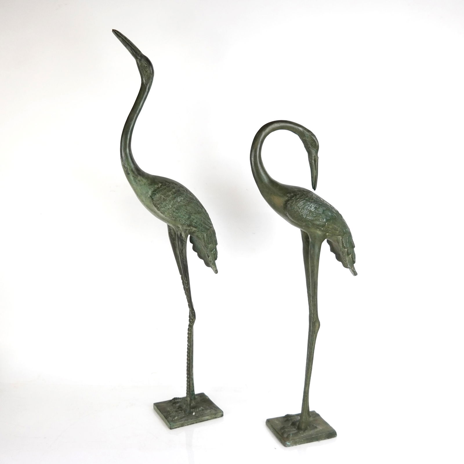 Two Bronze Sculptures of Cranes (1 of 11)