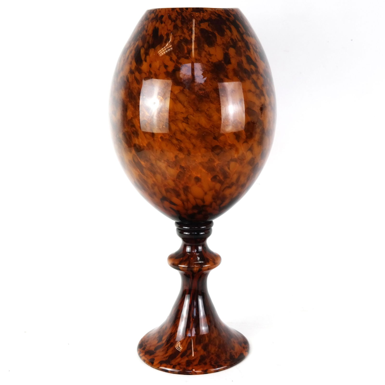 Modern Art Glass Speckled Vessel (1 of 7)