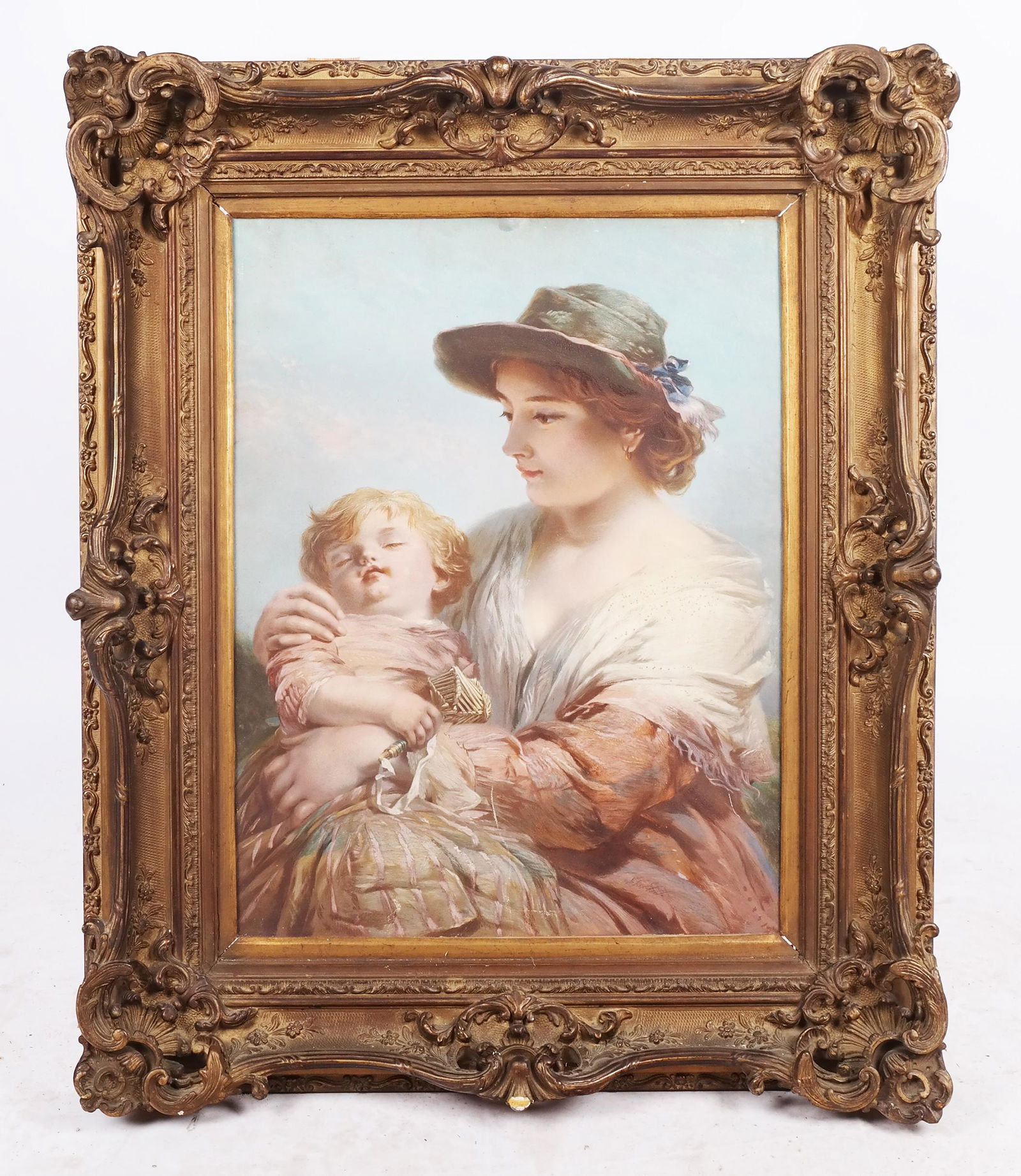 James John HILL: Mother & Sleeping Child - Litho. (1 of 9)