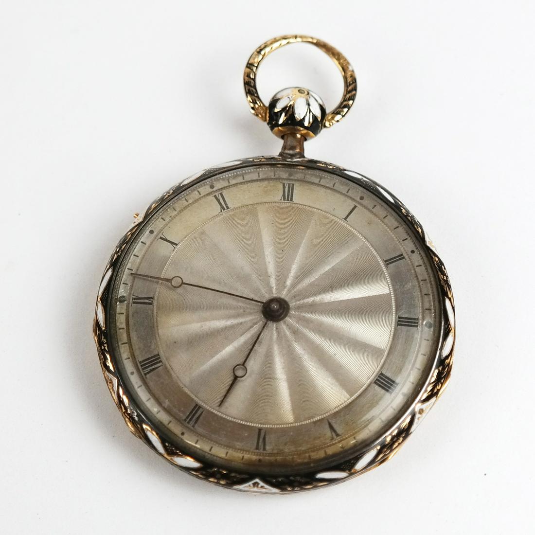 Vacheron 18K Gold & Enamel Decorated Pocket Watch (1 of 12)