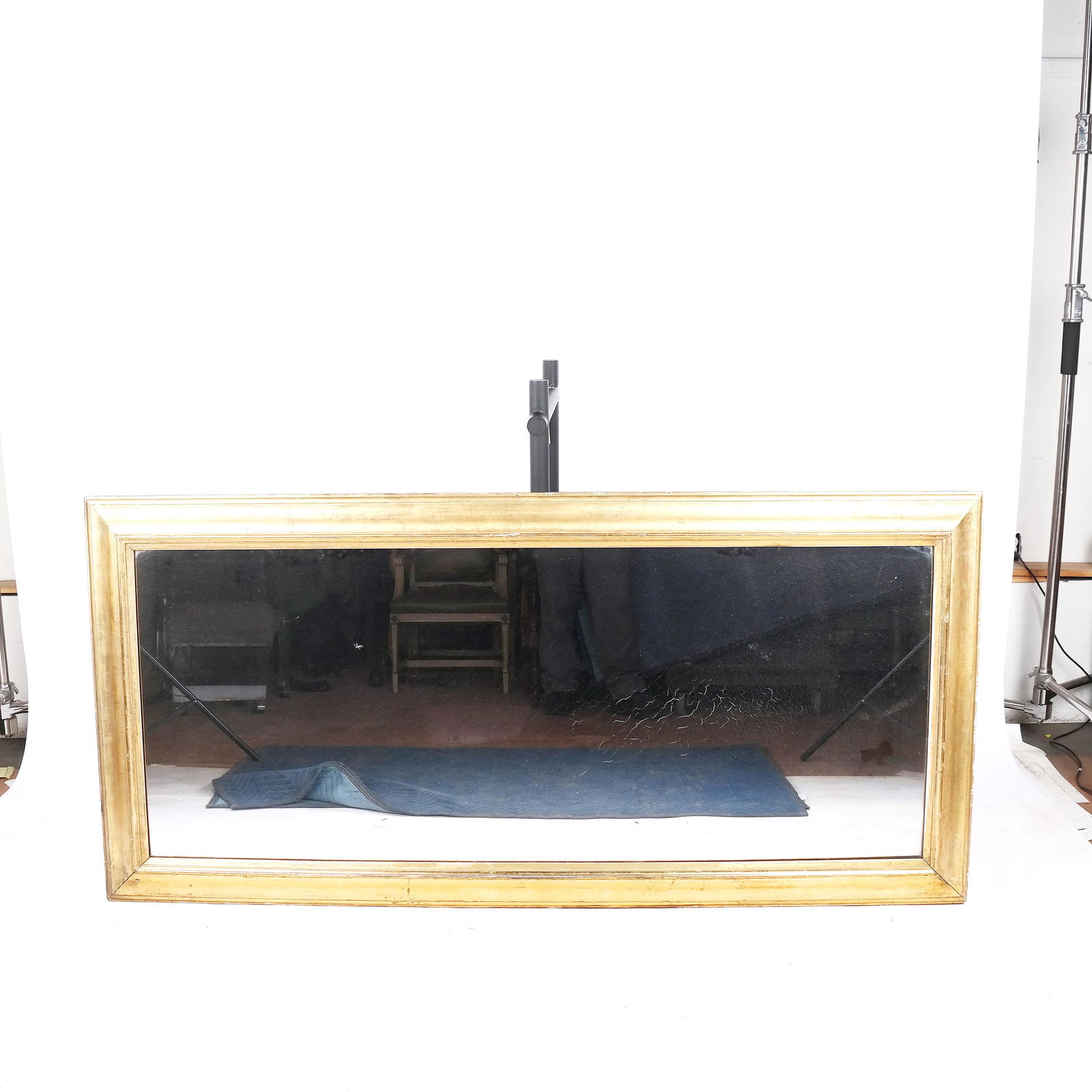 Antique Giltwood Pier Mirror (1 of 9)