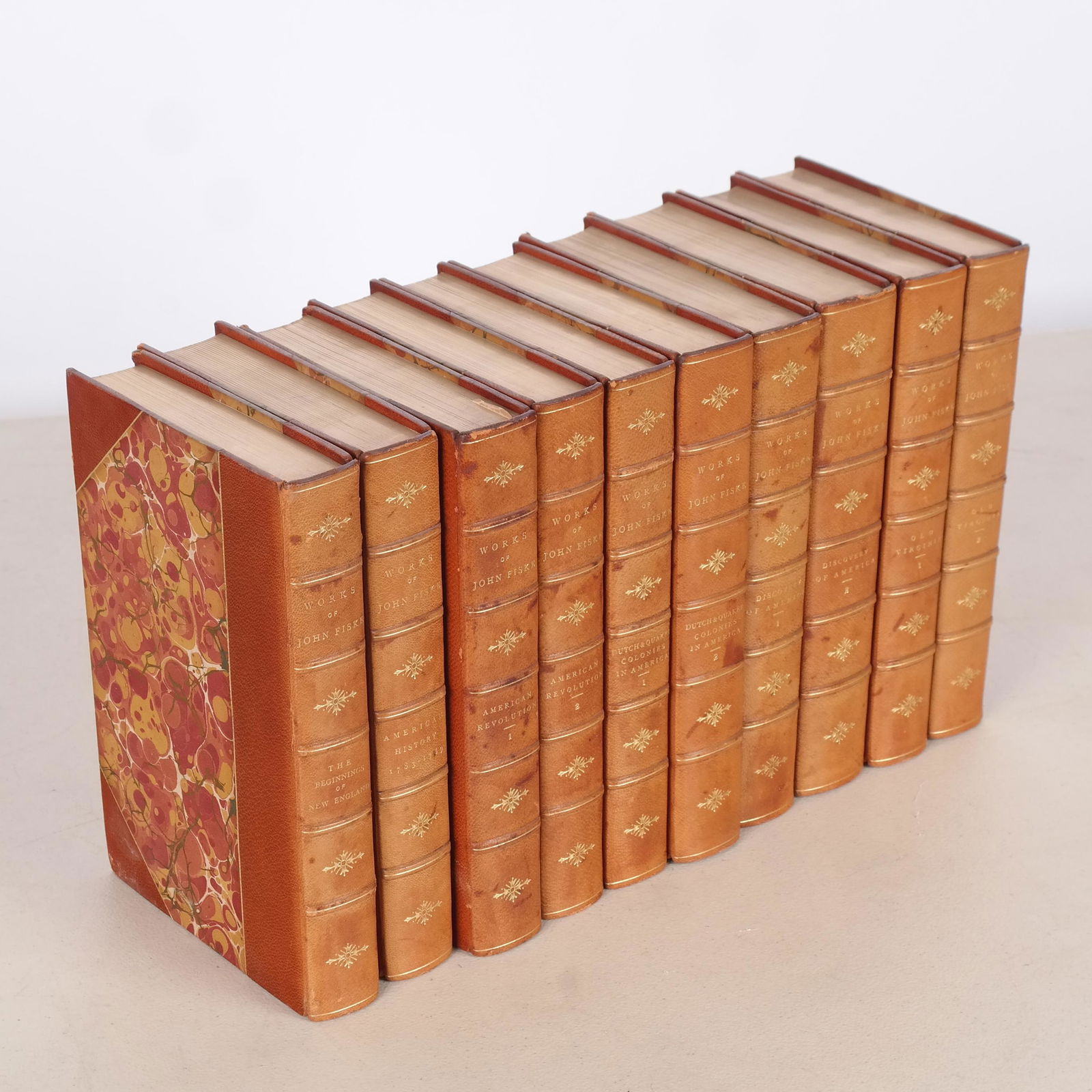 10 Volumes: Works of John Fiske, 1899 (1 of 6)