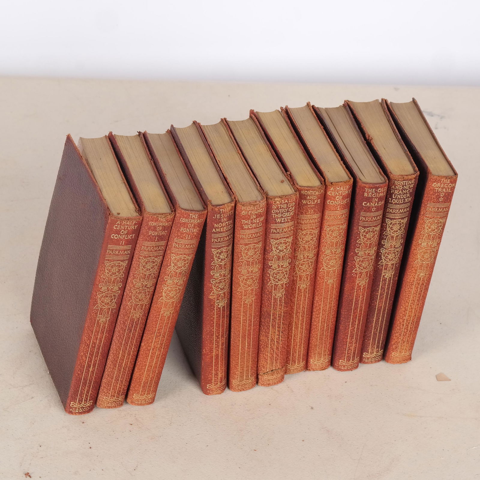 11 Volumes: Works of Francis Parkman, 1910 (1 of 6)