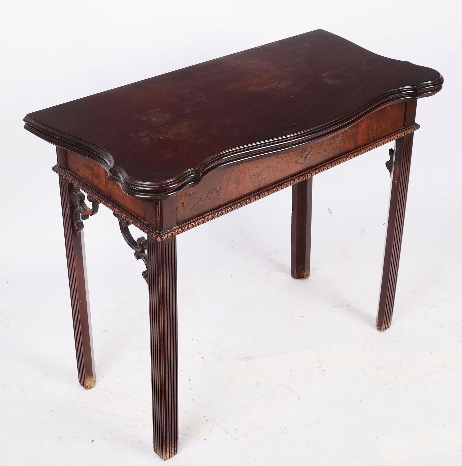 Georgian-Style Flip Top Games Table (1 of 9)