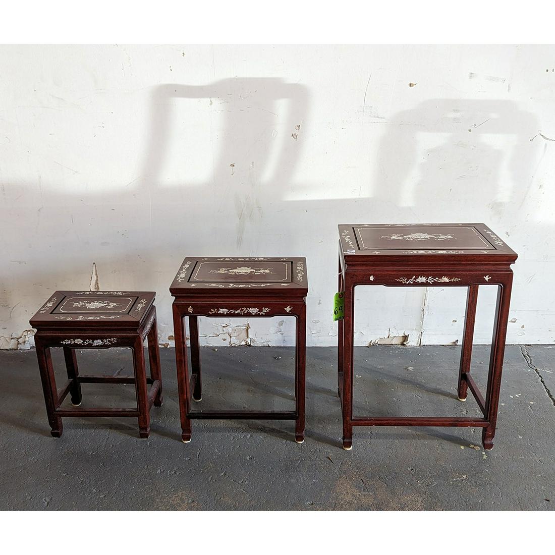 Chinese Nest of 3 Tables (1 of 7)