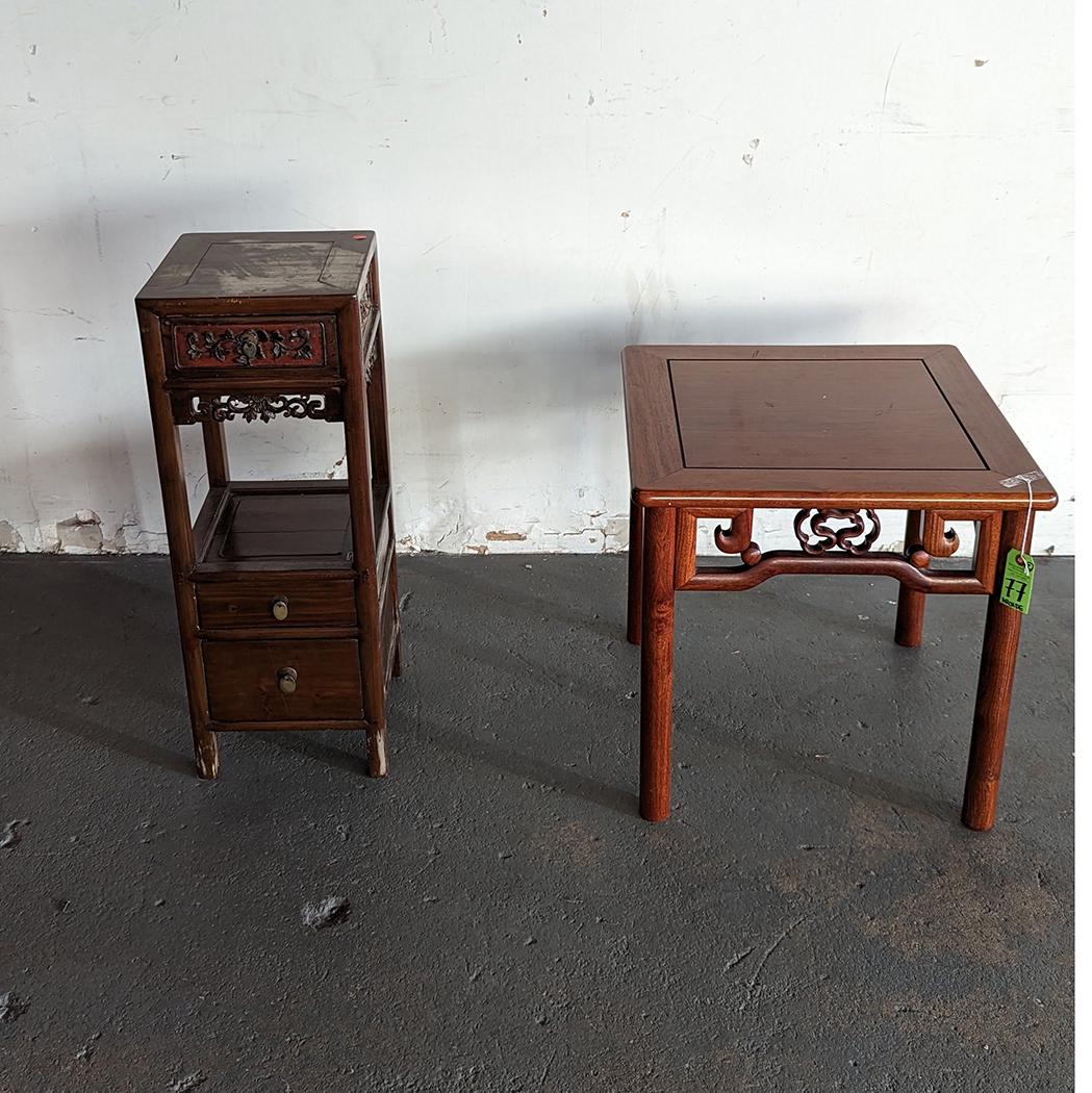 Chinese Table Together With a Night Table (1 of 18)