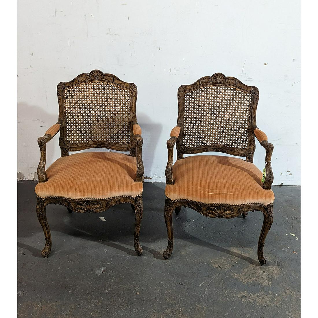 Pair of Reliance-Style French Armchairs (1 of 7)