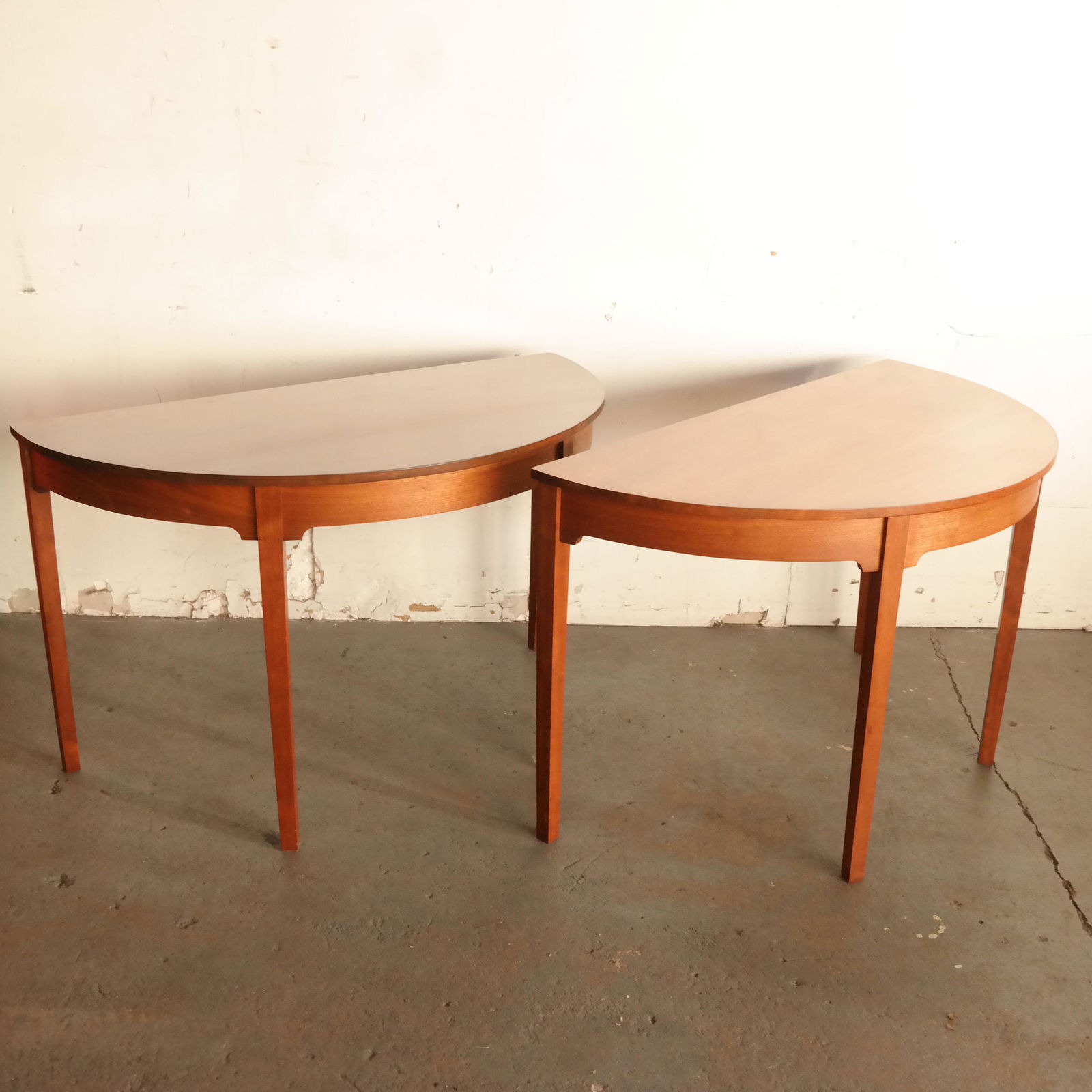 Pair of Demilune Consoles (1 of 9)