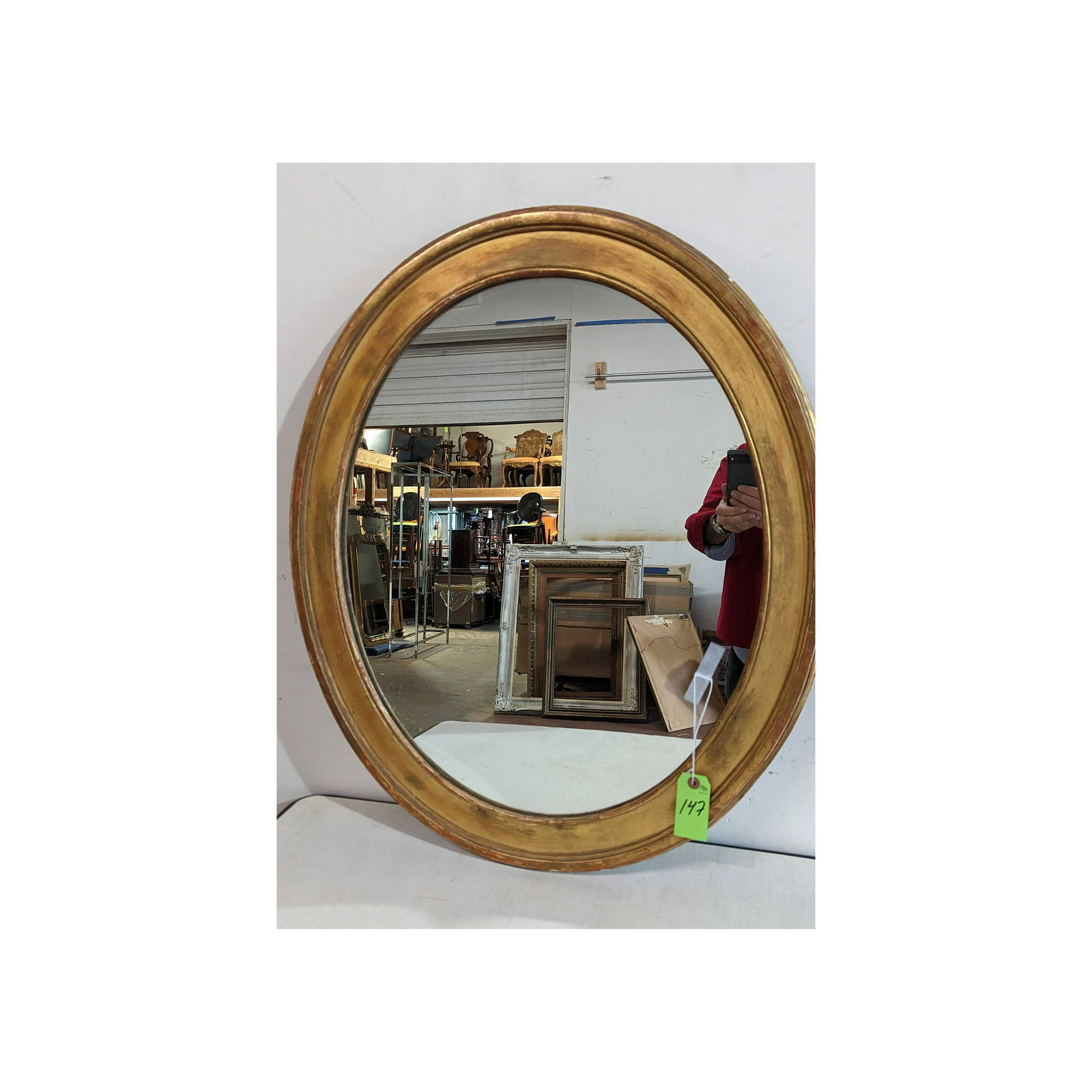 Antique Oval Mirror (1 of 3)