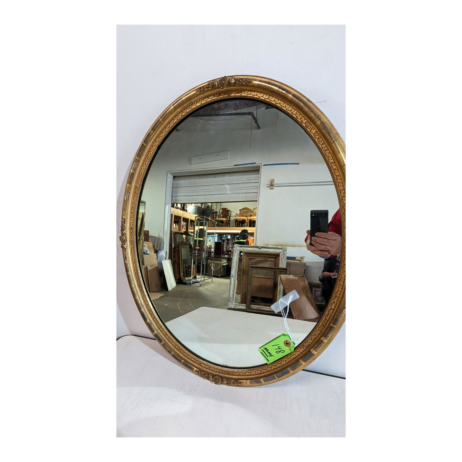 Antique Oval Mirror (1 of 4)