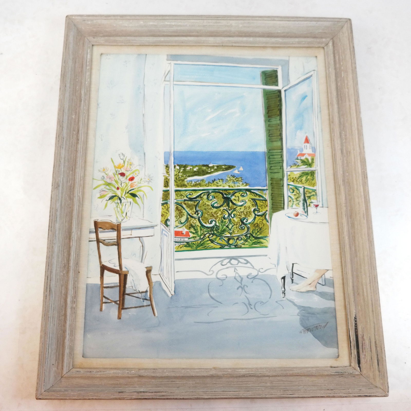 Wing Wm. HOWARD: "Sea View" - W/C Painting (1 of 6)