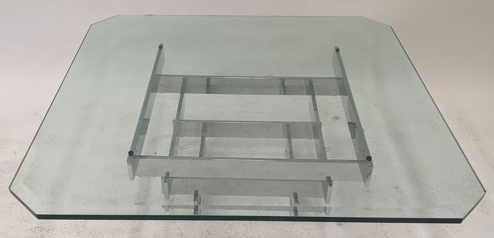 Mid-Century Modern Chrome Coffee Table (1 of 10)