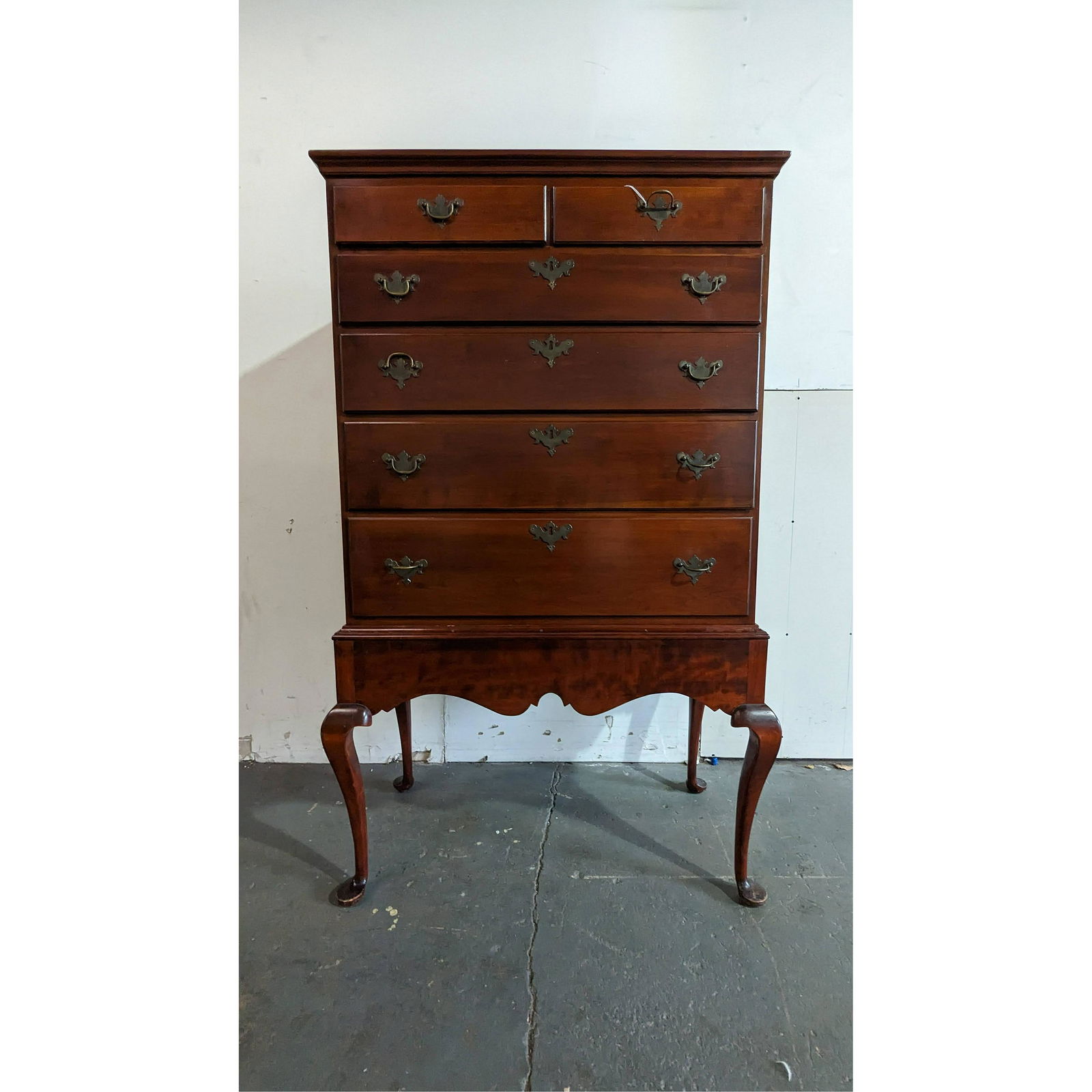 Centennial Queen Anne-Style 2-Part Highboy (1 of 8)