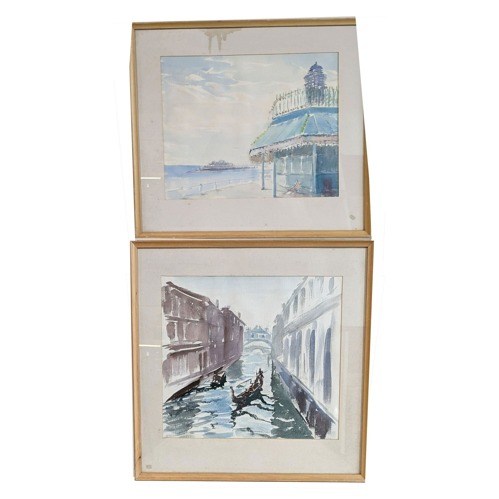 Stuart HENRY: Pair of Watercolors Paintings (1 of 12)