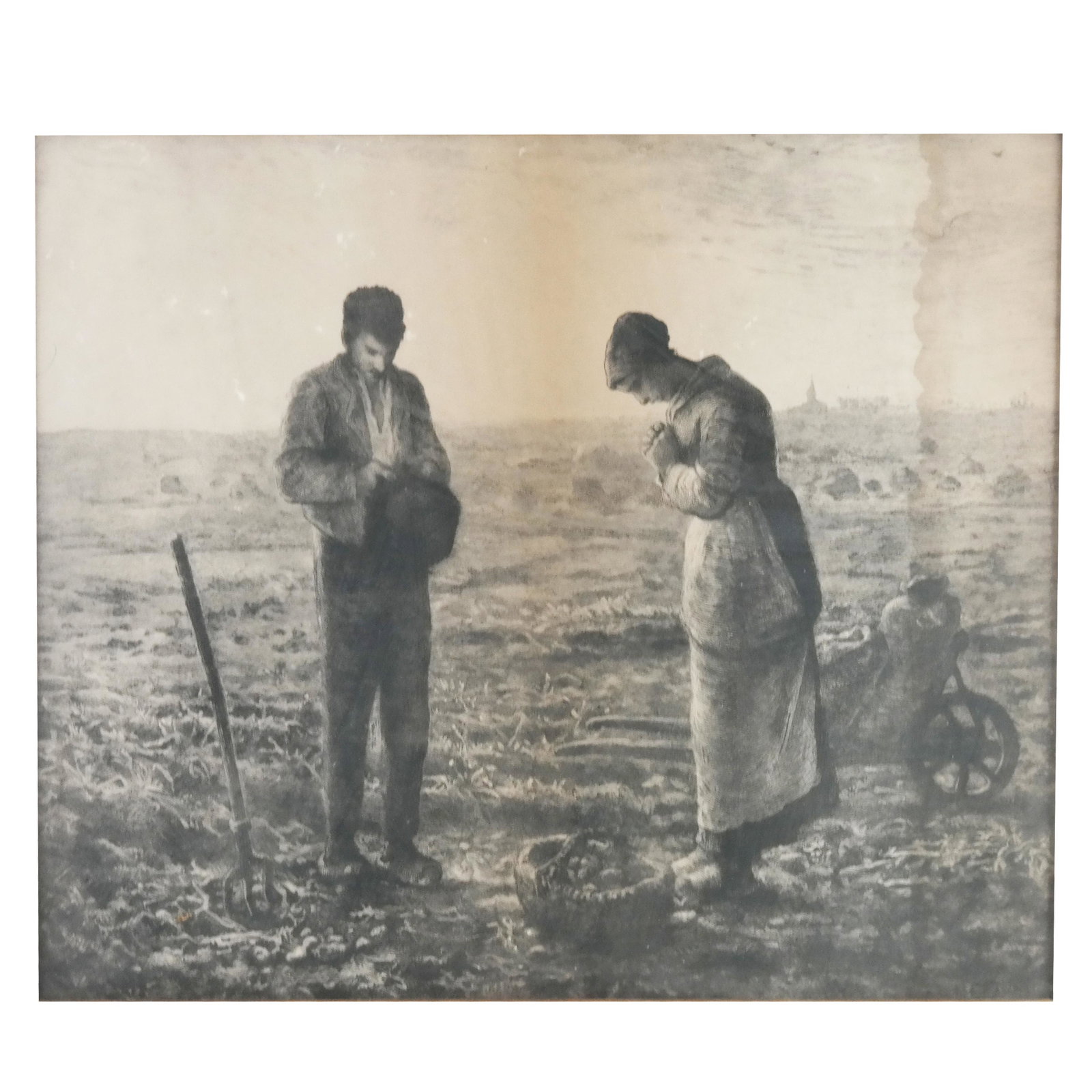 Tramp Art Frame: Period Tramp Art frame.