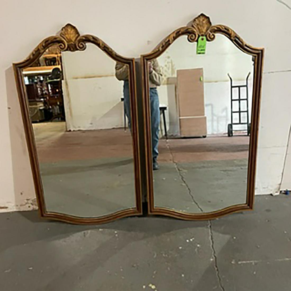 Pair of Parcel Gilt Mirrors (1 of 7)