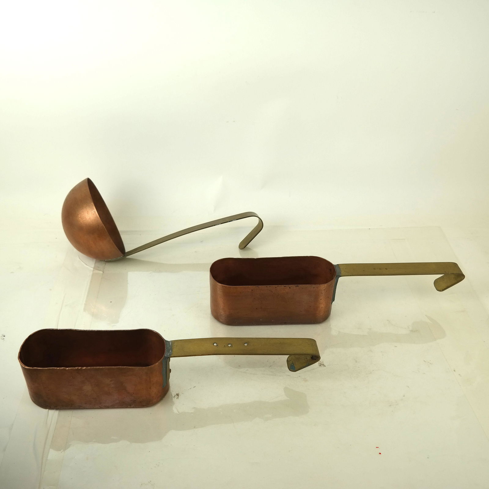 Three Large Copper Cooking Items (1 of 10)
