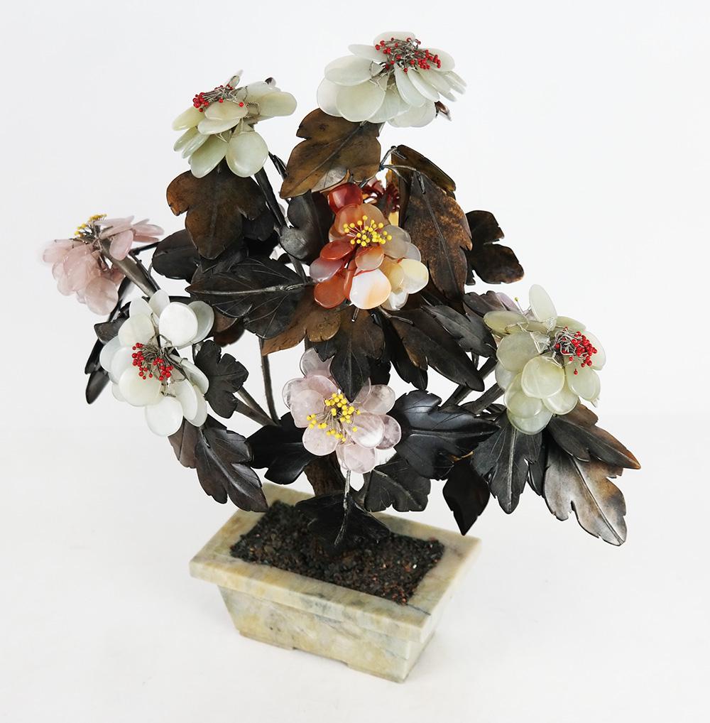 Chinese Carved Hardstone Tree (1 of 5)