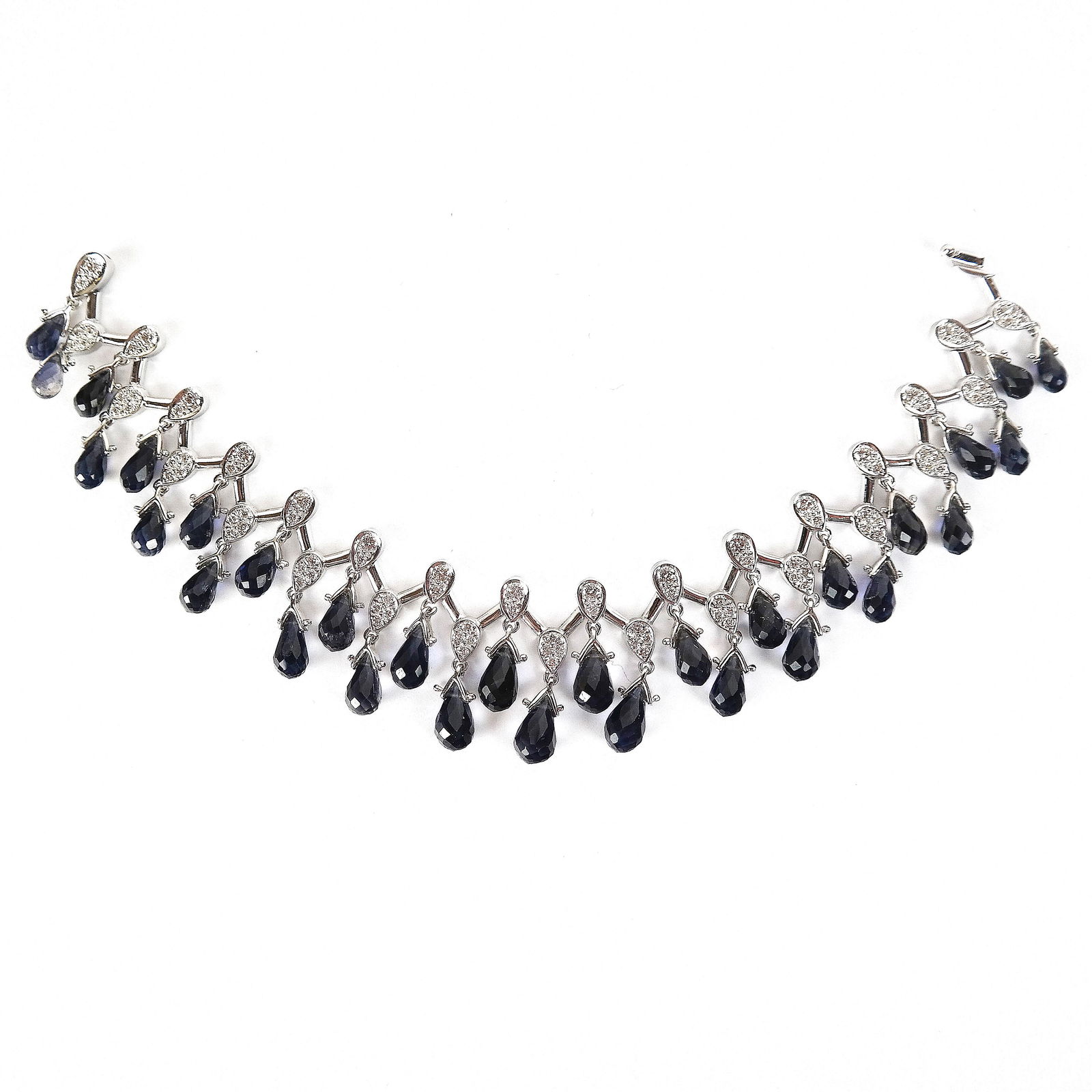 Akria 18K Gold, Diamond and Garnet Bracelet (1 of 7)