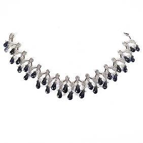 Akria 18K Gold, Diamond and Garnet Bracelet (1 of 7)