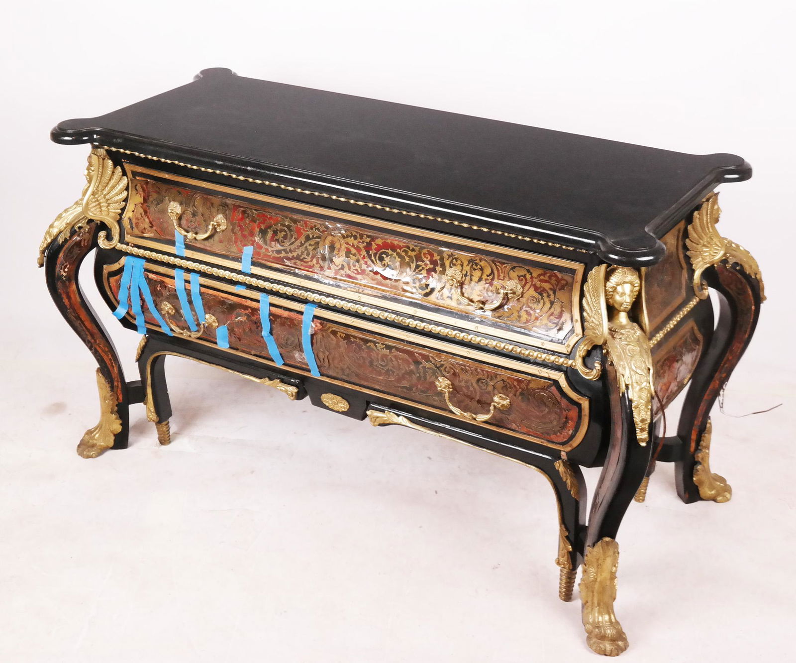 Impressive Louis XIV-Style Inlaid Commode (1 of 16)
