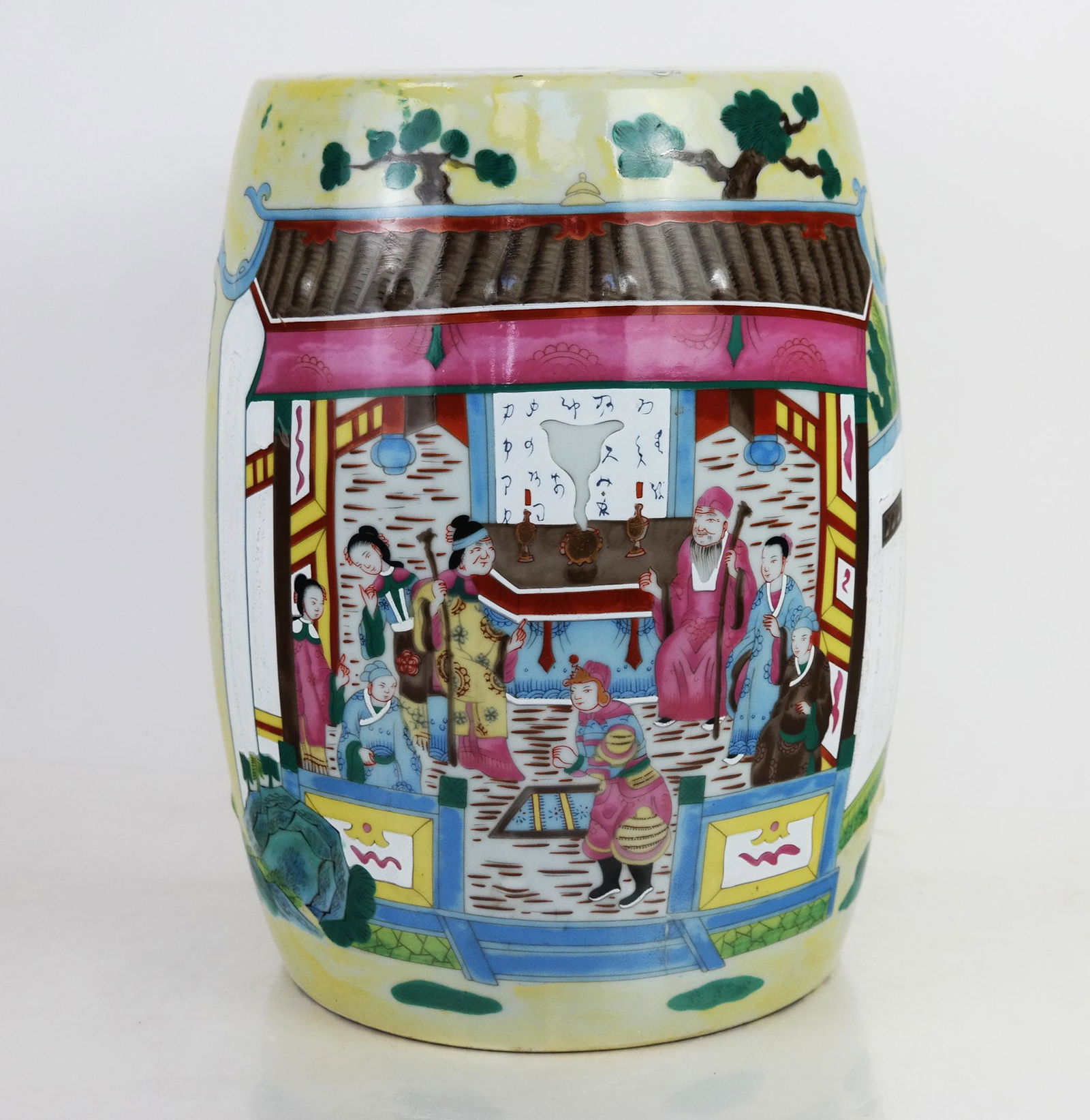 Small Chinese Garden Seat / Stool (1 of 6)