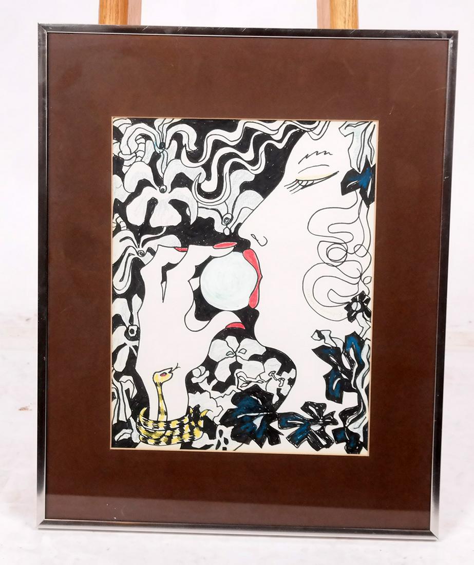 Edwina SANDYS, MBE: "Eve..." - Watercolor Painting (1 of 8)