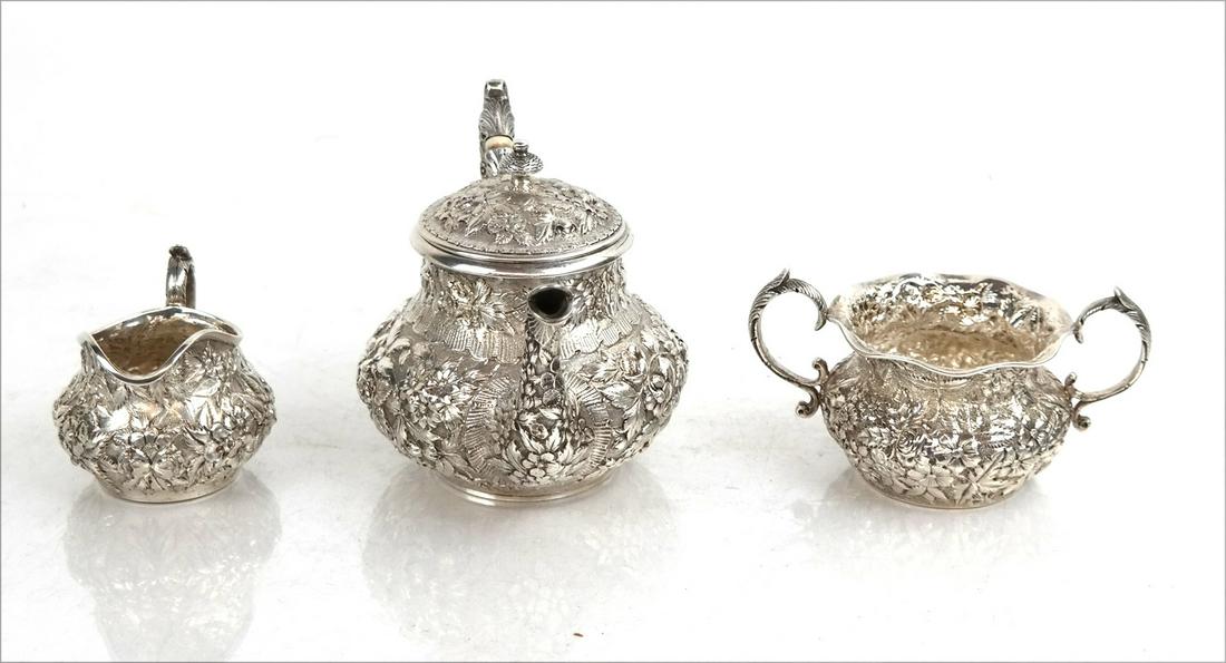 3-Pc Sterling Silver Demitasse Set (1 of 10)