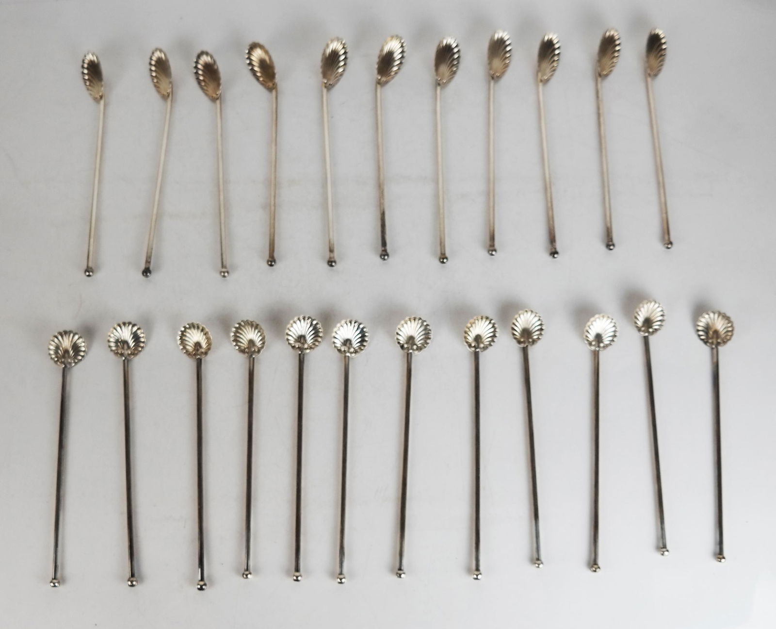 2 Sets of Sterling Silver Iced Tea Straw Spoons (1 of 11)