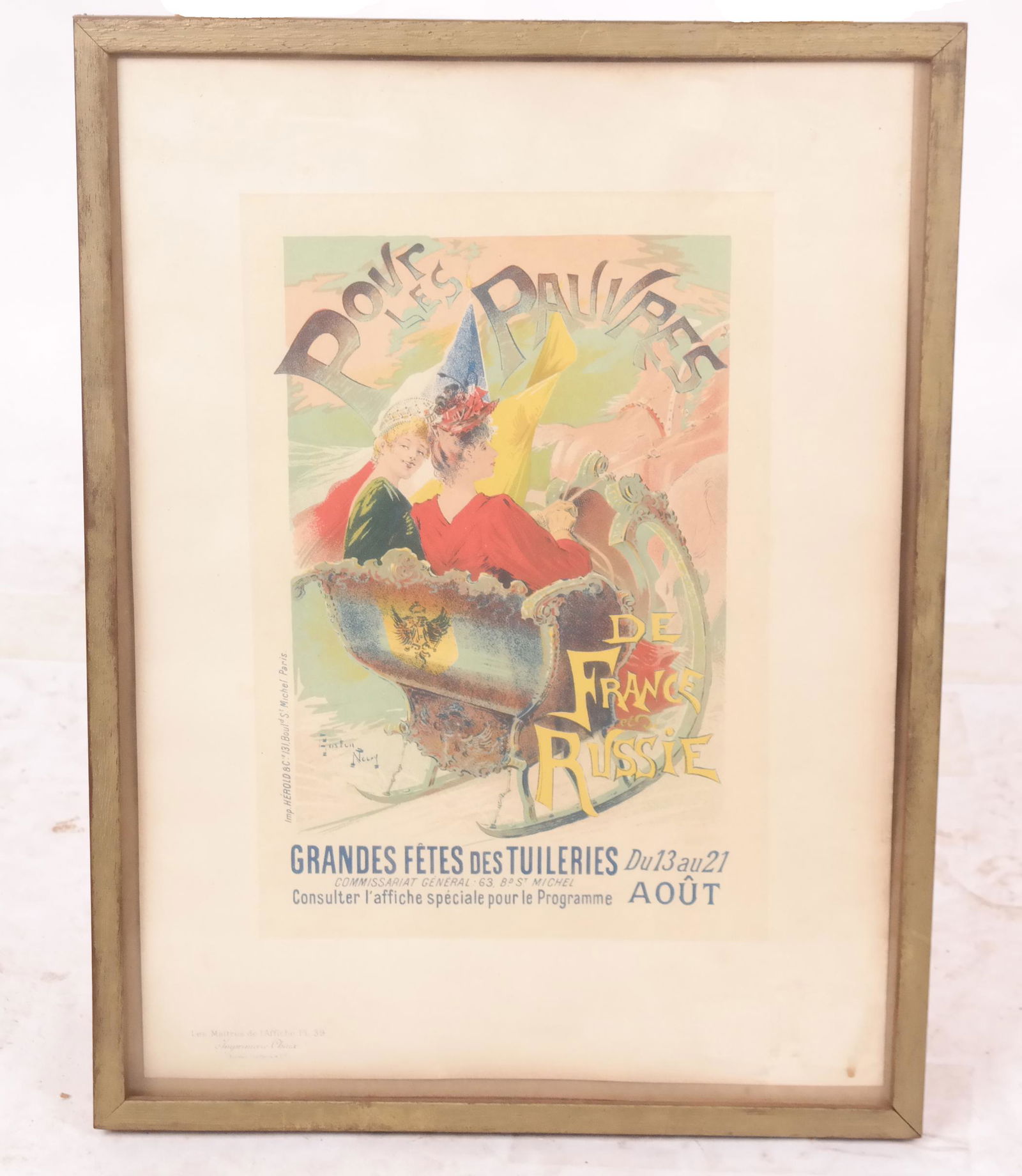 Jules CHERET: "Pour Les Pauvres" - Poster (1 of 8)