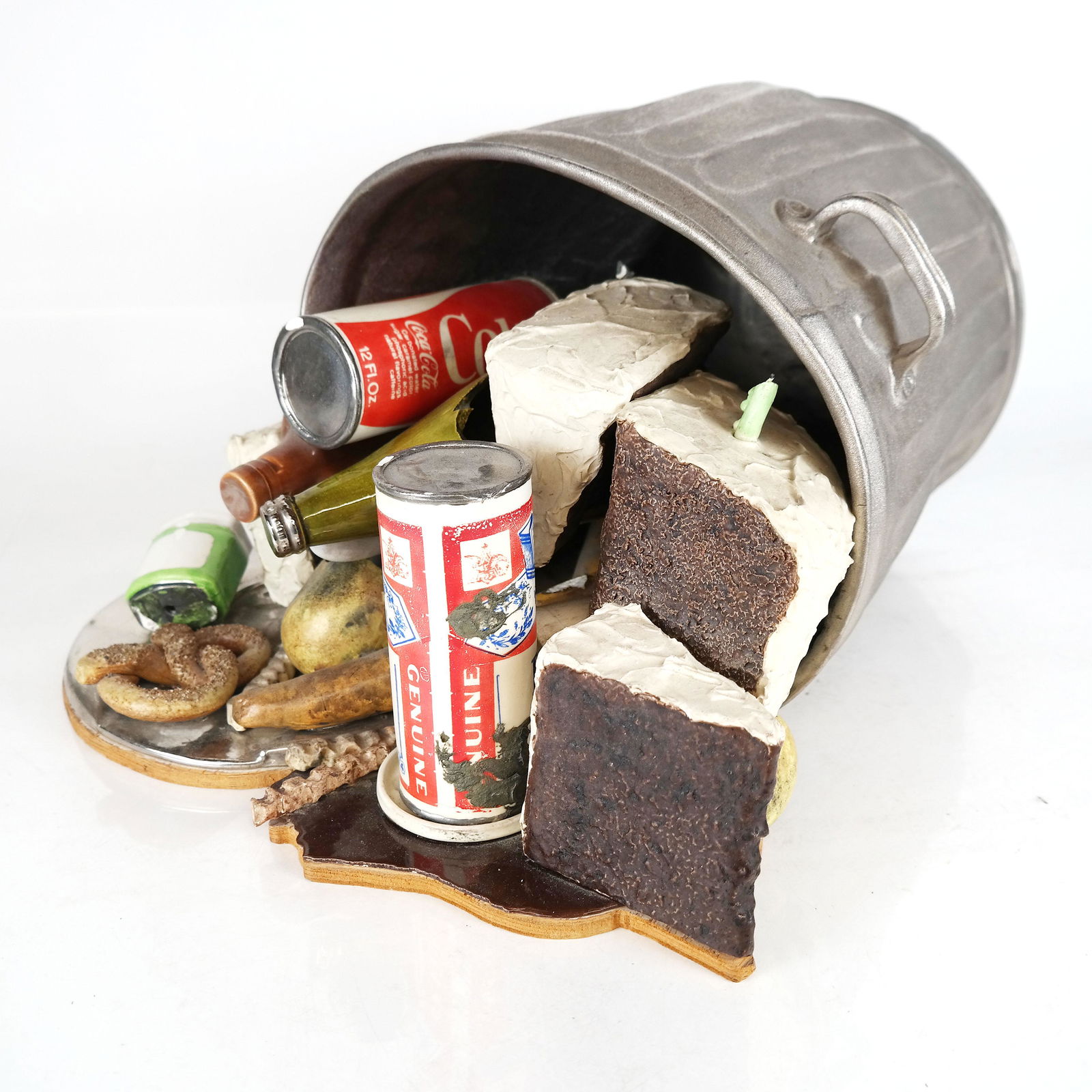 Victor SPINSKI: Spilled Garbage - Ceramic Sculpture (1 of 12)