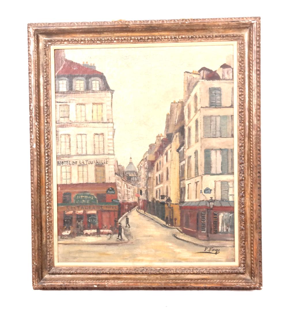 Pierre FARGE: French Urban Scene - Painting (1 of 8)