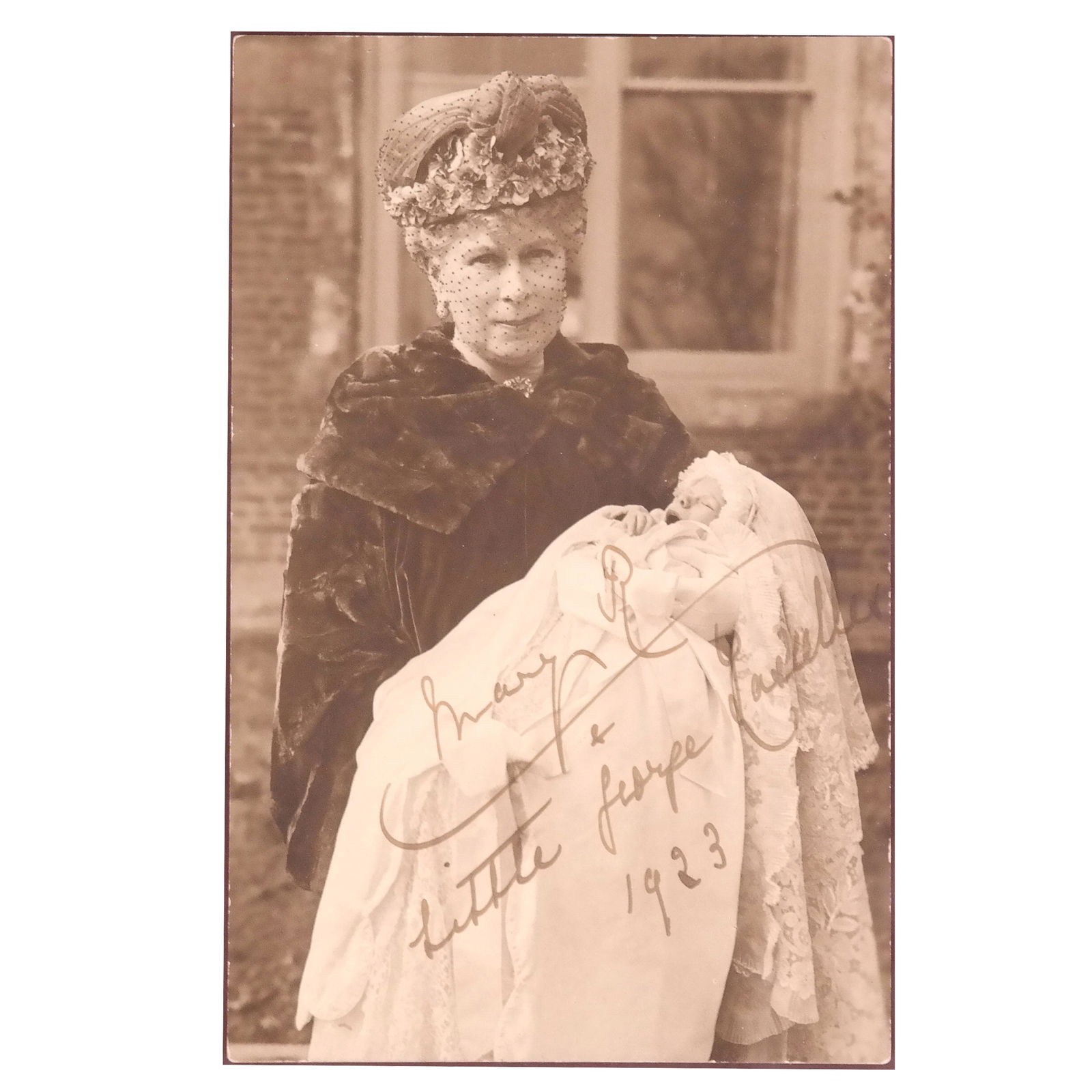 Signed Queen Mary Image w/ Geo. Lascelles (1 of 7)