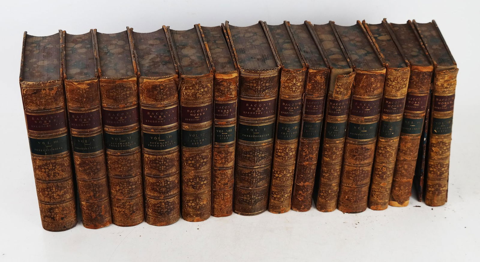 Bacon's Works - 14 Volumes, Circa 1862 (1 of 12)