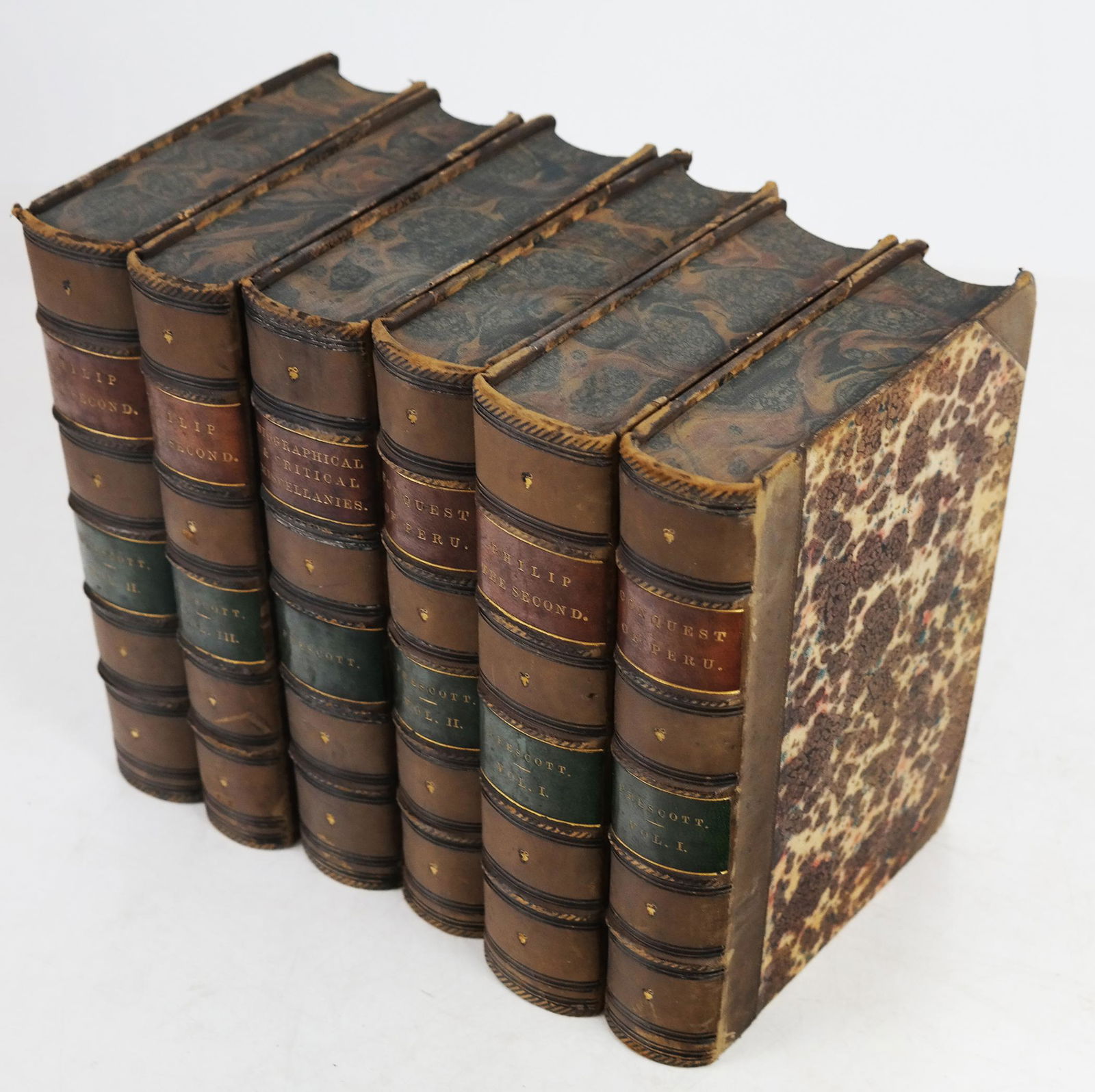 William H. Prescott Works - 6 Vols, Circa 1865 (1 of 7)