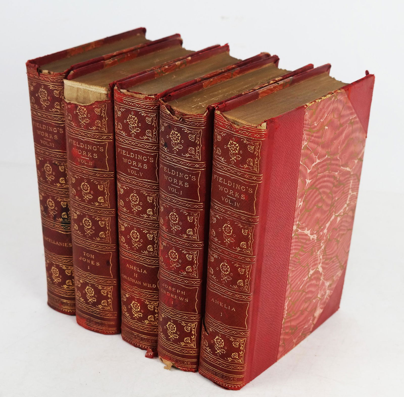 Fielding's Works - 5 Volumes, Circa 1902 (1 of 7)